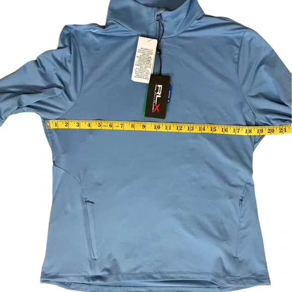 NWT RLX Ralph Lauren Quarter Zip Jersey Pullover (B-1) - Picture 10 of 16